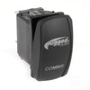 WATERPROOF ROCKER SWITCH WITH RUGGED RADIOS LOGO & COMMS LABEL