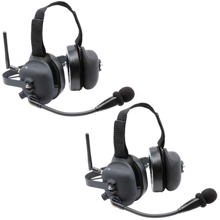 WIRELESS DOUBLE TALK DUAL HEADSET INTERCOM SYSTEM (HANDS FREE) 