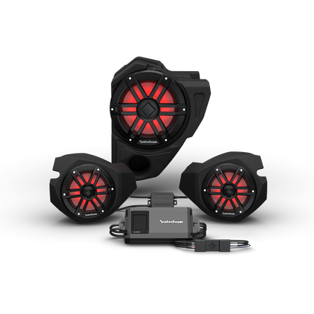 Rockford Fosgate '14+ RZR STG-3 Audio System: Ride Command(Gen-3) RZR14RC-STG3