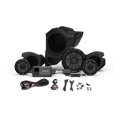 Rockford Fosgate '14+ RZR STG-3 Audio System: Ride Command(Gen-3) RZR14RC-STG3