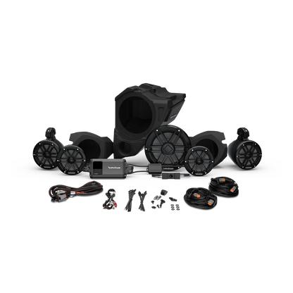 Rockford Fosgate '14+ RZR STG-4 Audio System: Ride Command(Gen-3) RZR14RC-STG4
