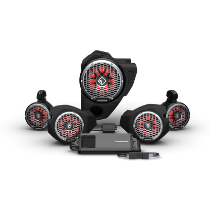 Rockford Fosgate '14+ RZR STG-5 Audio System: Ride Command(Gen-3) RZR14RC-STG5