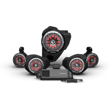 Rockford Fosgate '14+ RZR STG-5 Audio System: Ride Command(Gen-3) RZR14RC-STG5