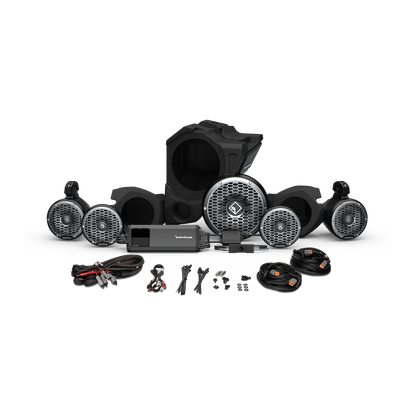 Rockford Fosgate '14+ RZR STG-5 Audio System: Ride Command(Gen-3) RZR14RC-STG5